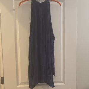 Charlotte Russe Navy Backless Dress